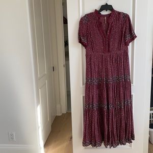 Medium Free People floral midi dress